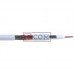Кабель коаксіальний RG-6U (CS6-003) CommSpace, одножильний, CCS, 64%, білий, 100м