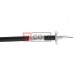 Кабель коаксиальный RG-6 (F690BVF) CommSpace, одножильный, CCS, 96%, с гелем, чёрный 100м