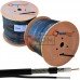 Кабель коаксиальный RG-6U (CS6-015) CommSpace, внешний, одножильный, CCS, 64%, чёрный, 305м