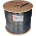 Кабель коаксиальный RG-6U (CS6-017) CommSpace, внешний, одножильный, CCS, 96%, чёрный, 305м