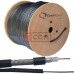 Кабель коаксиальный RG-6U (CS6-017) CommSpace, внешний, одножильный, CCS, 96%, чёрный, 305м