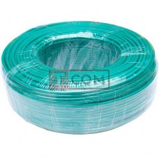 Провод гибкий марки ПВ-4 (H05V-K) Multicom, 1.0мм², Cu, зелёный, в коробке 100м