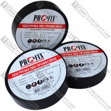 Изолента 0.13 х 15мм, 10м, чёрная, Profix