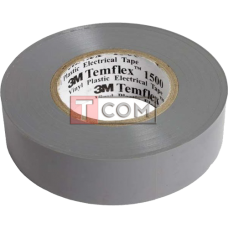 Изолента 3M-TEMFLEX (0.13×15мм, 10 метров) серая