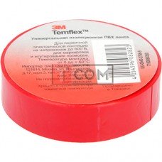 Изолента 3M-TEMFLEX (0.13×19мм, 20 метров) красная