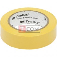 Изолента 3M-TEMFLEX (0.13×19мм, 20 метров) желтая