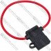 Держатель автопредохранителя TCOM, чёрный, с кабелем 12AWG