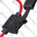 Держатель автопредохранителя TCOM, чёрный, с кабелем 12AWG