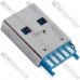 Штекер USB 3.0 тип A, монтажный Штекер USB 3.0 тип A, монтажный