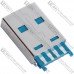 Штекер USB 3.0 тип A, монтажный Штекер USB 3.0 тип A, монтажный