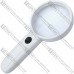 Лупа ручная MG6B-5P с LED подсветкой, 3X, диаметр-75мм + 9X, диаметр-18мм