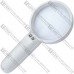 Лупа ручная MG6B-5P с LED подсветкой, 3X, диаметр-75мм + 9X, диаметр-18мм