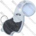 Лупа ювелирная No.6901A1 с LED подсв., 8Х диам-37мм + 20Х диам-12мм