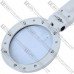 Лупа ручная NO.FS75RC+USB с LED подсв., 5Х диам 75мм+8Х диам 19мм (3AAA + USB)