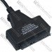 Переходник SATA 2.0 для подключения жесткого диска (2 штекера USB - штекер SATA) Переходник SATA 2.0 для подключения жесткого диска (2 штекера USB - штекер SATA)