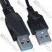 Переходник SATA 3.0 для подключения жесткого диска (2 штекера USB - штекер SATA)