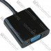 Конвертор HDMI в VGA TCOM, с кабелем 0.1м, штекер HDMI - гнездо VGA
