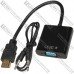 Конвертер HDMI в VGA+ аудио (HDMI- VGA+ шнур AUX)