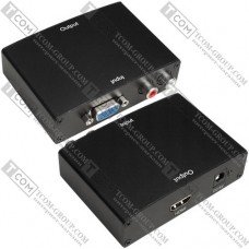 Конвертер VGA в HDMI+ R/L (VGA-HDMI+2xRCA) DC-5V