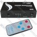 Соединитель HDMI TCOM, 3 гнезда HDMI - 1 гнездо HDMI, с пультом