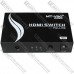 Соединитель HDMI TCOM, 3 гнезда HDMI - 1 гнездо HDMI, с пультом