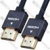 Шнур HDMI Ultra Slim, штекер - штекер, Vers-1.4, "позолоченный", Ø4.2мм, в блистере, 3м