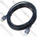 Шнур HDMI Ultra Slim, штекер - штекер, Vers-1.4, "позолоченный", Ø4.2мм, в блистере, 3м