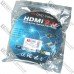 Шнур Optical HDMI, gold, 10м, чёрный