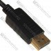Шнур шт.mini Display Port- шт.Display Port, gold, 3метра