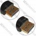 Шнур шт.mini Display Port- шт.Display Port, gold, 1метр