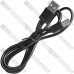 Шнур штекер USB А - штекер micro USB 12мм (удлинённый), 1м