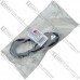 Шнур штекер USB А - штекер USB type C, 1,5м, чорний Шнур штекер USB А - штекер USB type C, 1,5м, чорний