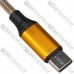 Шнур штекер USB type А - штекер USB type С, 1м., металл изоляция Шнур штекер USB type А - штекер USB type С, 1м., металл изоляция