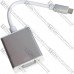 Переходник HDTV 4К TCOM, штекер USB type C - гнездо VGA, с кабелем 15см, блистер