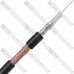 Кабель RG-59 (0,5CU+3,1PE+Al+96/0,12CCA), диам.-6мм, чёрный, 100м