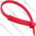 Стяжки с прямоугольной табличкой Profix, 175х5.5мм, красные, 50шт