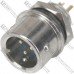 Разъём XS9 быстросъёмный 3pin (штекер кабельный+гнездо монтажное)