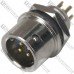 Разъём XS9 быстросъёмный 4pin (штекер кабельный+гнездо монтажное)
