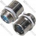 Разъём XS12 быстросъёмный 2pin (штекер кабельный+гнездо монтажное)