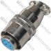 Разъём XS12 быстросъёмный 2pin (штекер кабельный+гнездо монтажное)