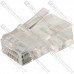 Штекер 8р8с (RJ-45), cat.-6E, сквозные отверстия
