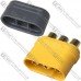 Штекер питания Amass MR60(M), 3-х контактный, жёлтый Штекер питания Amass MR60(M), 3-х контактный, жёлтый