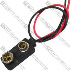 Гнездо держатель 9V кроны, с кабелем