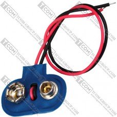 Гнездо держатель 9V кроны, с кабелем