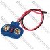 Гнездо держатель 9V кроны, с кабелем