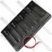 Корпус батареек х8 "АА" Daier BH5-8003, с крышкой и переключателем ON-OFF, провод
