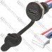 Гнездо USB type C с заглушкой - гнездо PH2.0-4P, с кабелем, водонепроницаемый