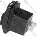 Гнездо USB двойное прямоугольное 5V 3,1А с белой подсветкой, врезное