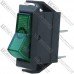 Переключатель узкий IRS-101-1С ON-OFF TCOM, 2pin, 15A, 220V, зелёный