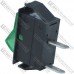 Переключатель узкий IRS-101-1С ON-OFF TCOM, 2pin, 15A, 220V, зелёный